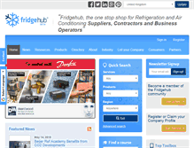 Tablet Screenshot of fridgehub.com
